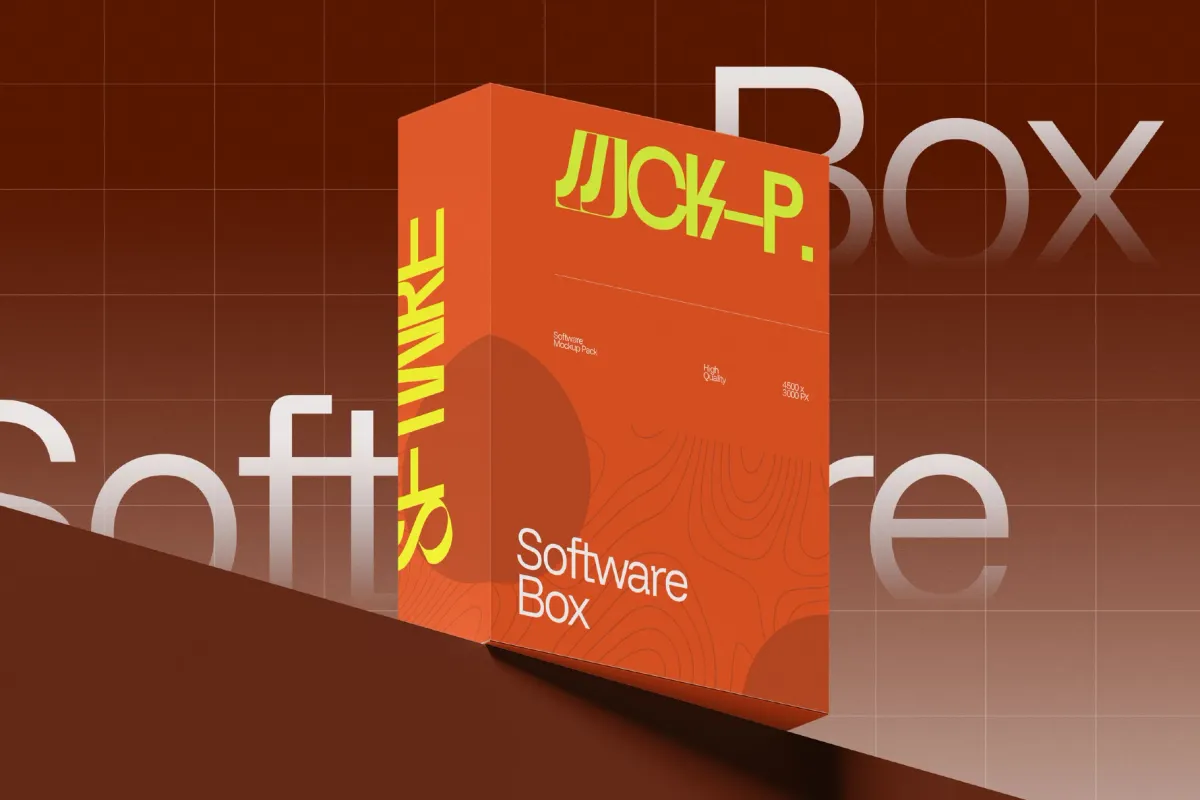 Software Box Mockup Pack