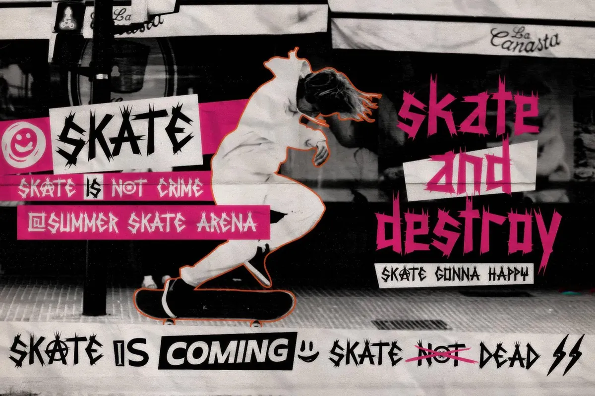 Brainoise — Punk Display Font