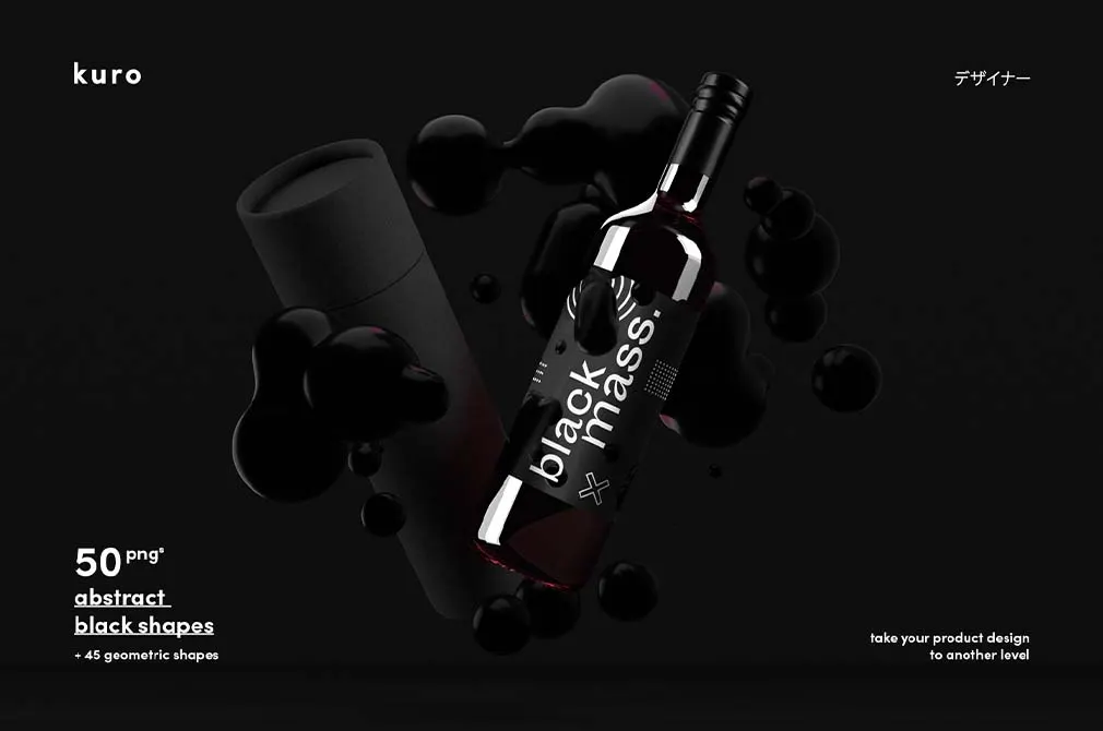 Blackmass Abstract Shapes