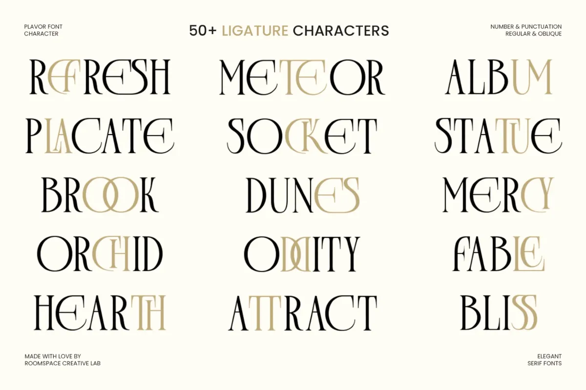 Plavor – Timeless Elegant Serif Font