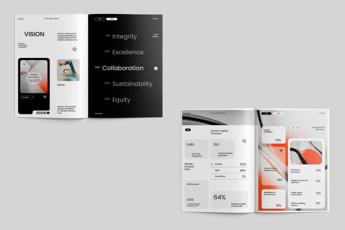 Minimalist Sponsorship Proposal Indesign Template