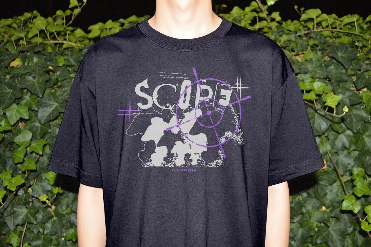 Front Print T-Shirt Mockup