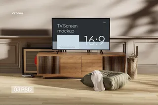 Interior TV Mockup
