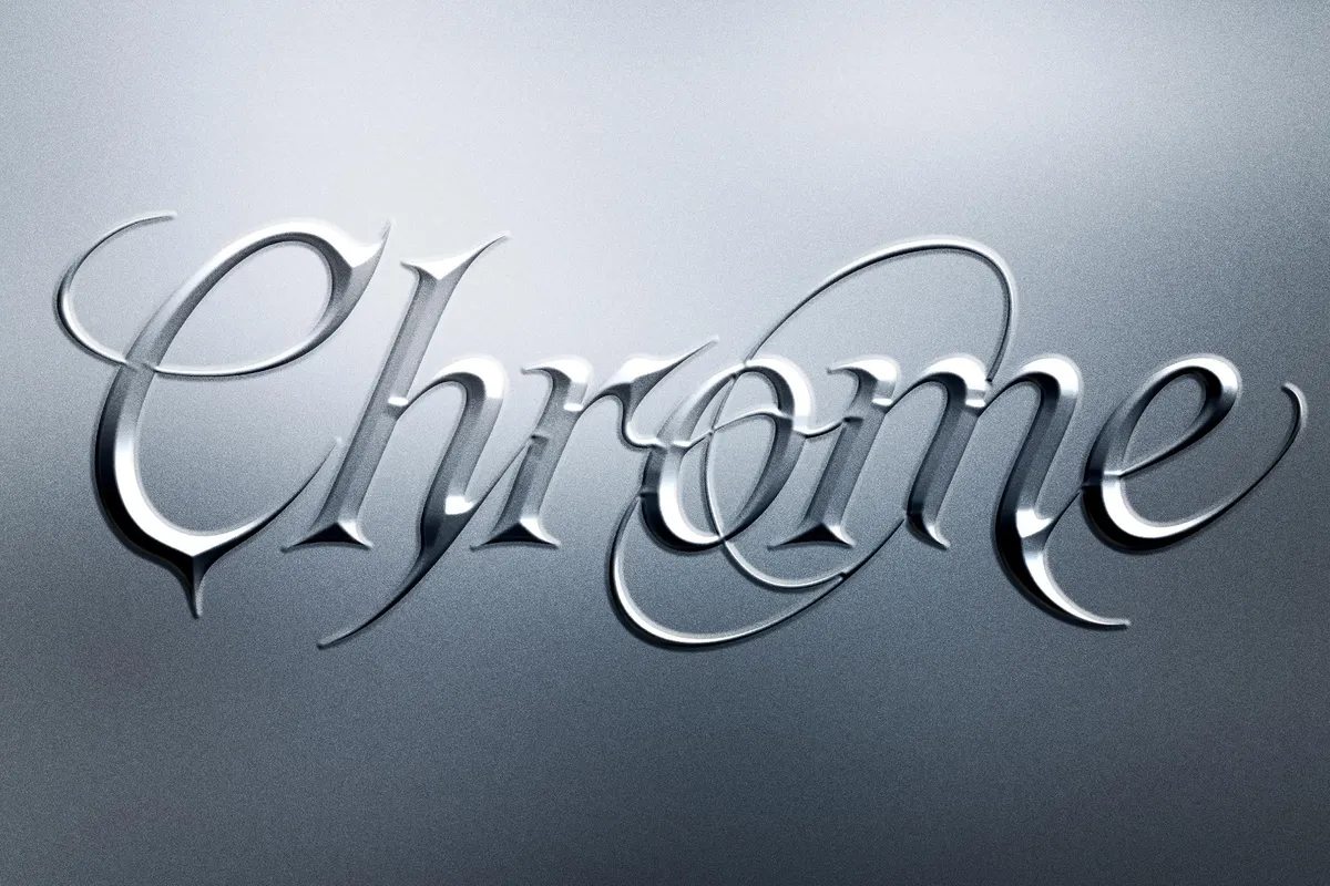 Metal Emboss Text Effect