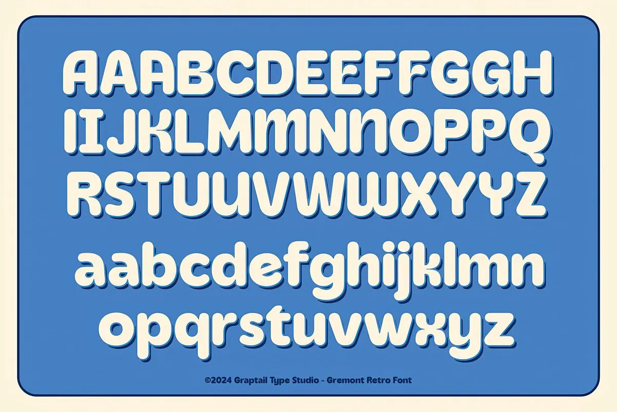 Gremont — Rounded Font