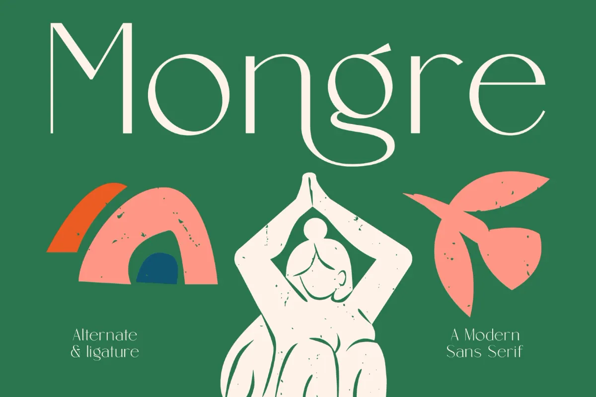 Mongre - Modern Elegant Sans Serif Font