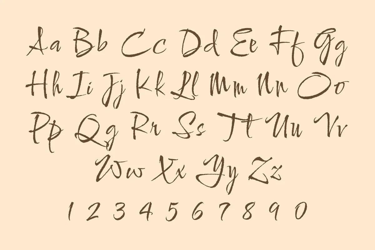 Comforter Signature Font