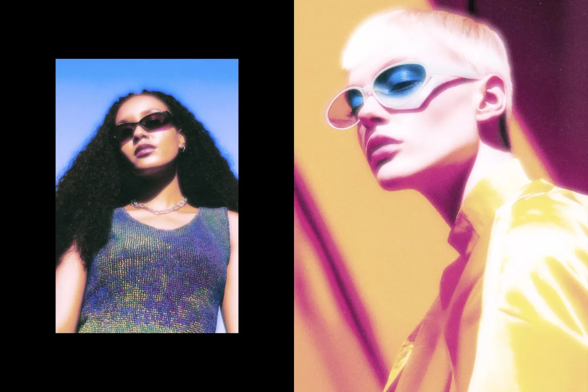 Y2K Glowing Photo Effect