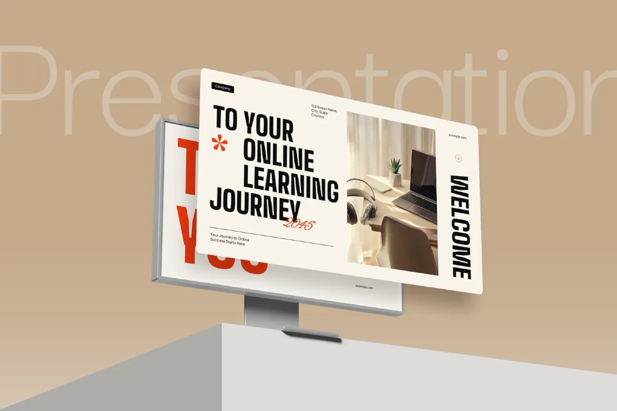 Online Course Education Keynote Template