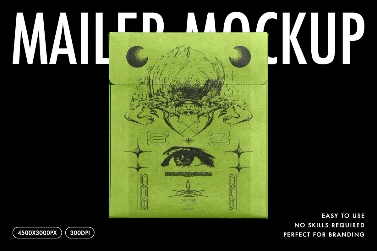 Paper Packaging Mailer Mockup