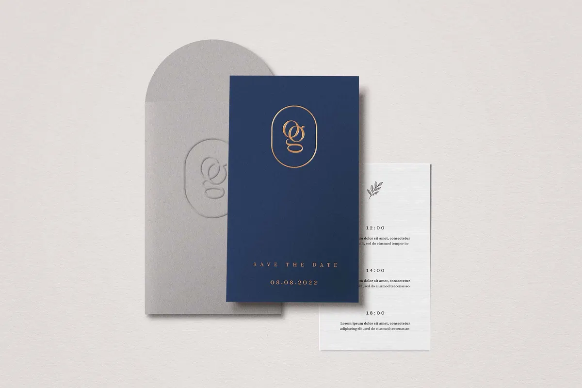 Wedding Card Mockup