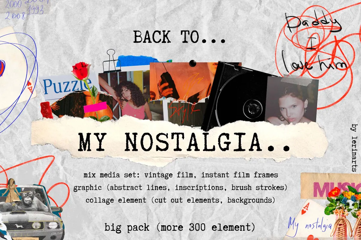 NOSTALGIA Mixed Media Set