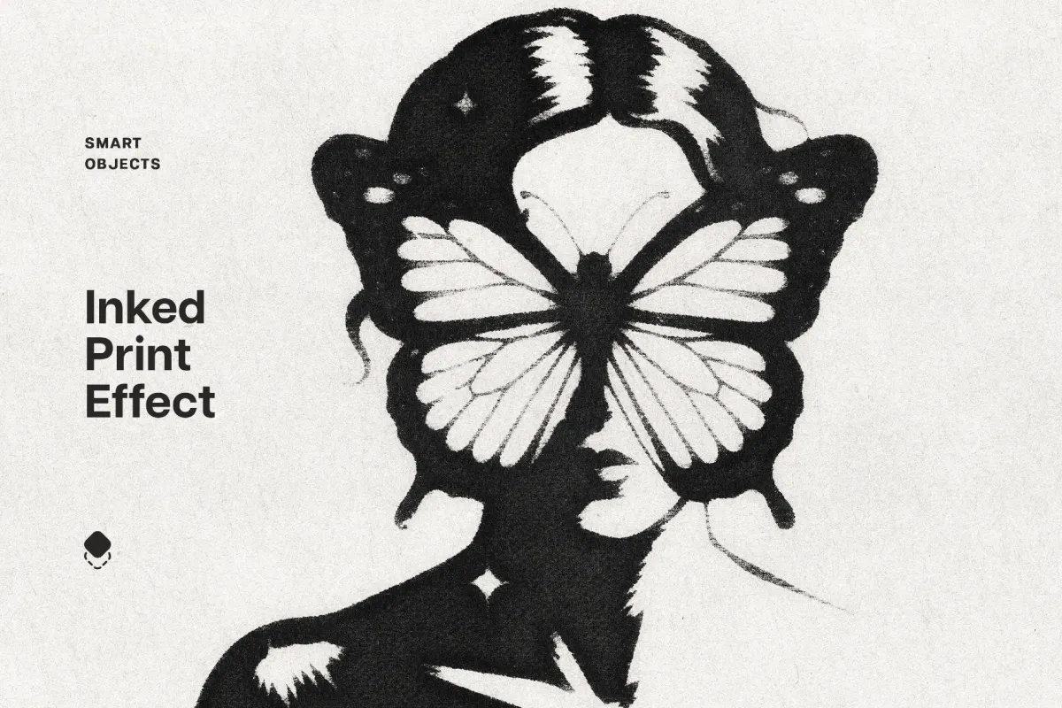 Ink Print Text Effect