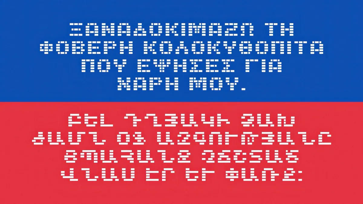 Trigram Font