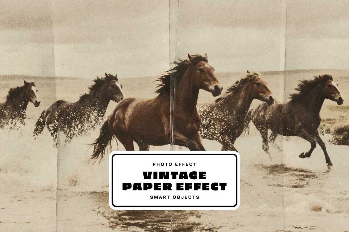 Vintage Paper Photo Effect