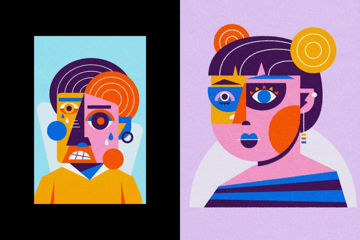 Diffused Print Design Effect