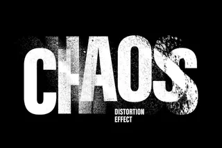Smudged Ink Distort Text Effect