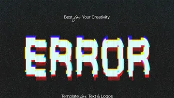 VHS Text Effect