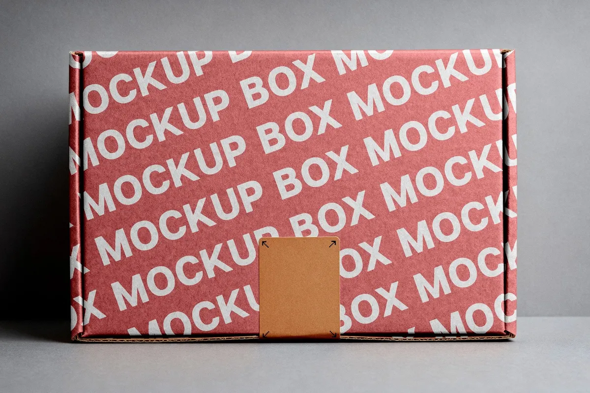 Shipping Box Mockup