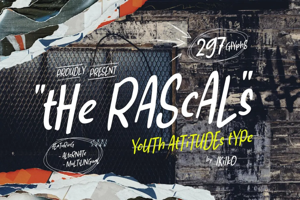 The Rascals - Youth Font