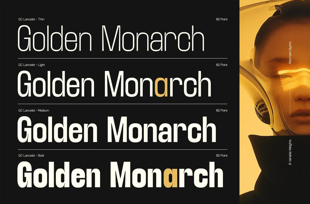 TRT Lancelot - Condensed Sans Font