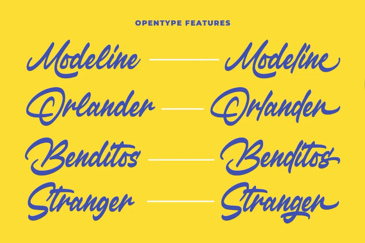 Astroline a Modern Bold Script Font
