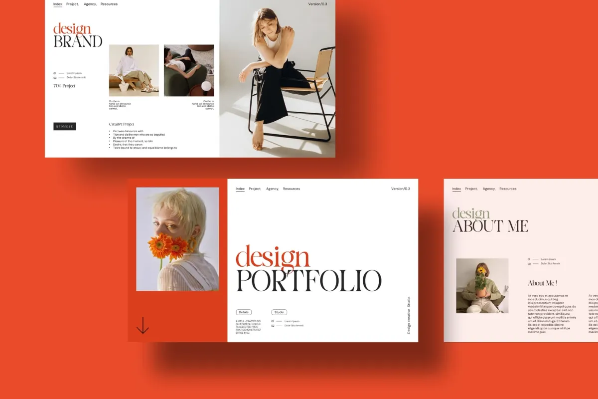 Design Portfolio Presentation Template