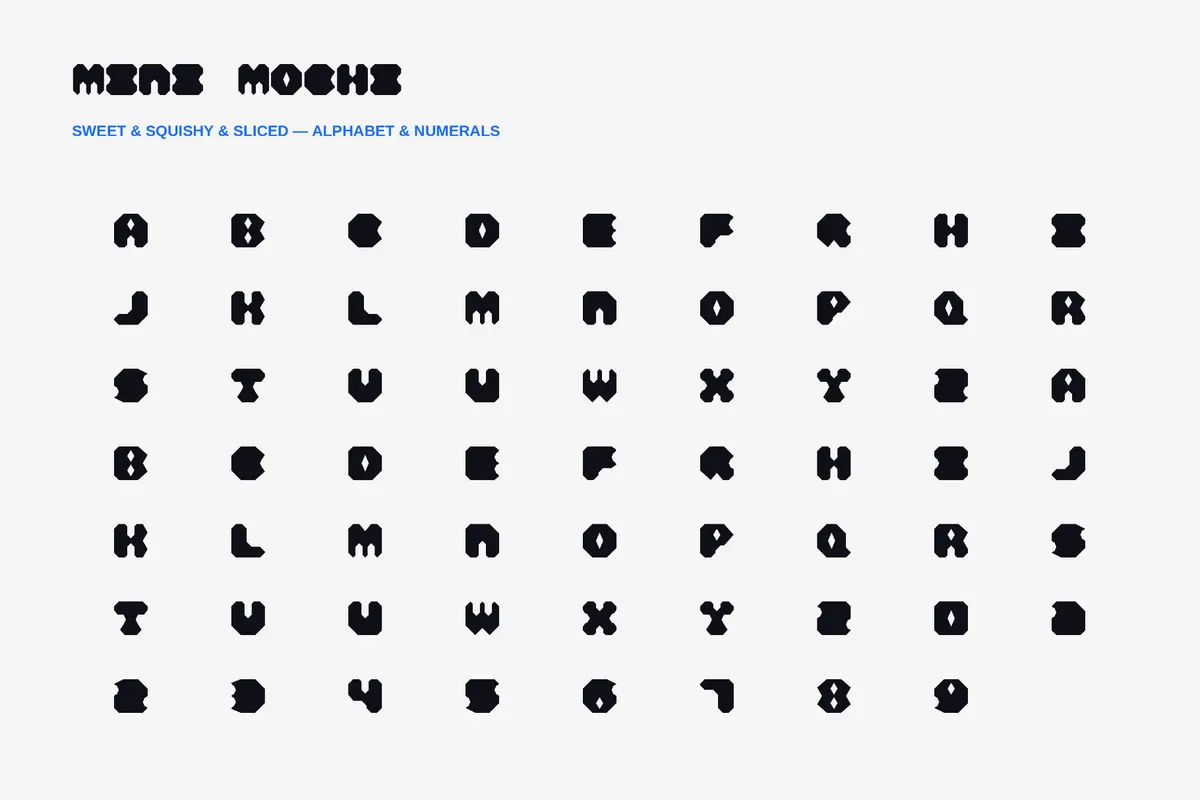 Mini Mochi - Groovy Font Family