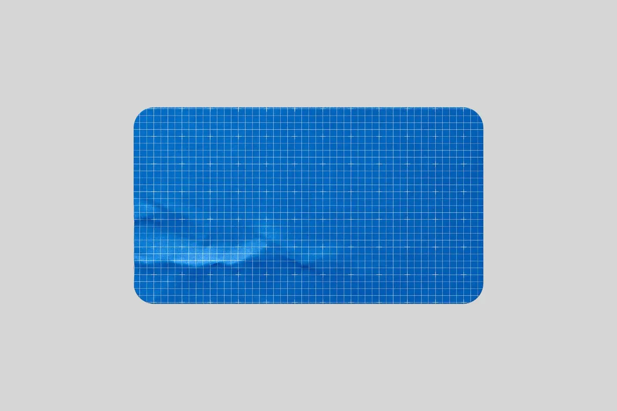 Rectangle Paper Sticker Mockup
