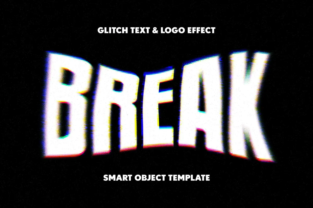 Glitch Text & Logo Effect