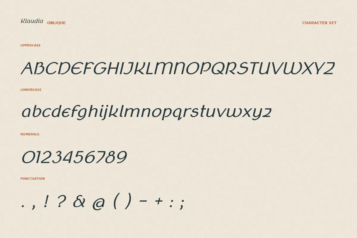 Klaudia - Fantasy Font Family