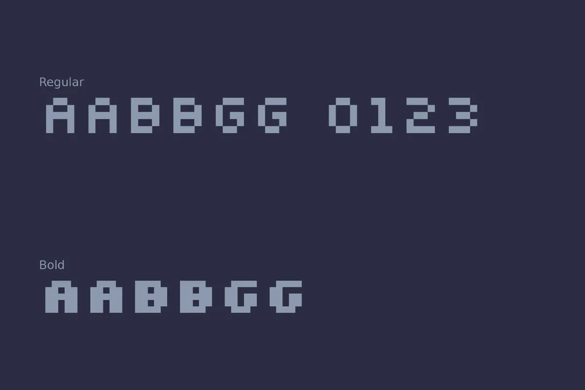 Silkscreen 90s Pixel Font