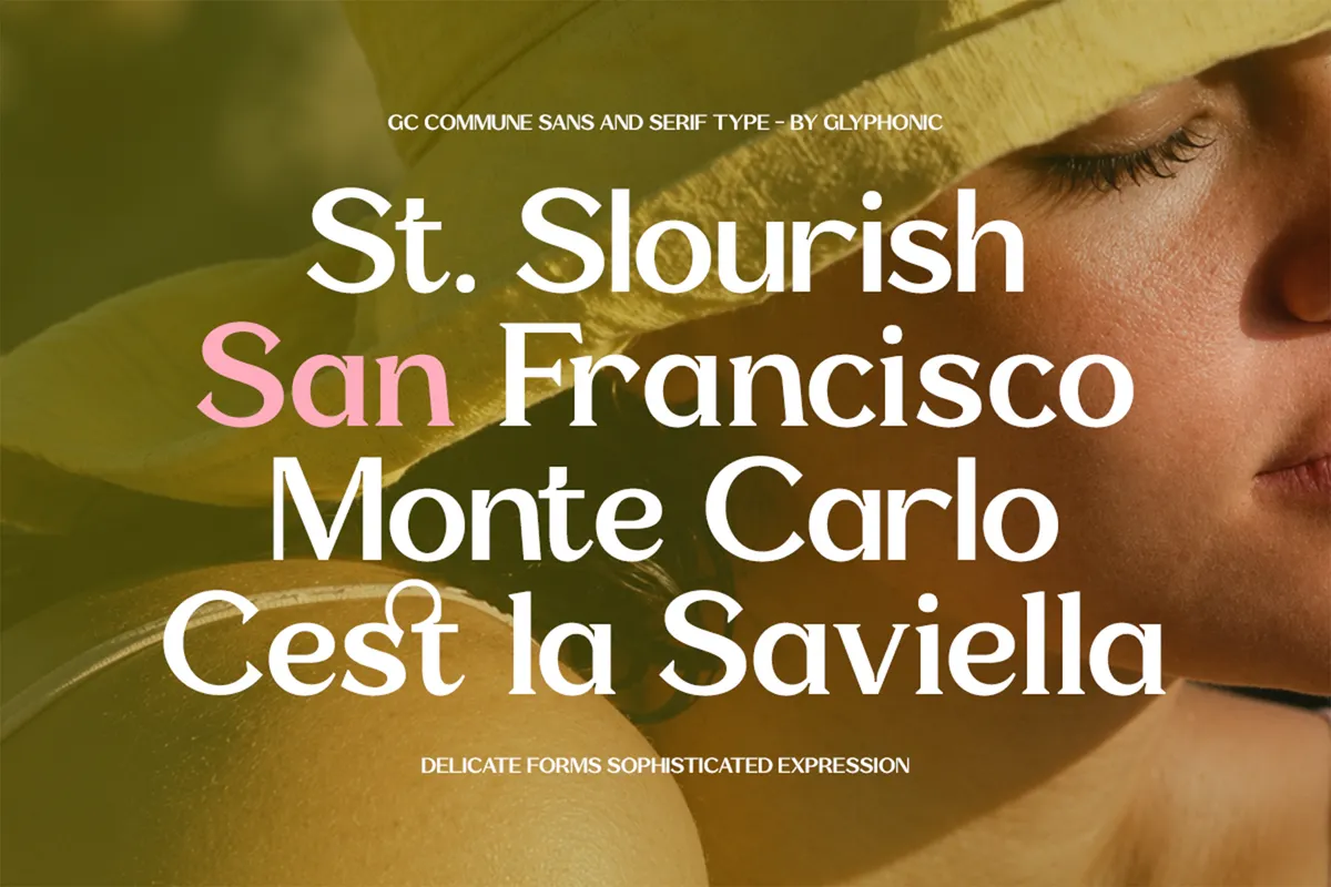 GC Commune Vol. 2 - Elegant Sans & Serif Font Family