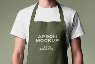 Cotton Apron Mockup