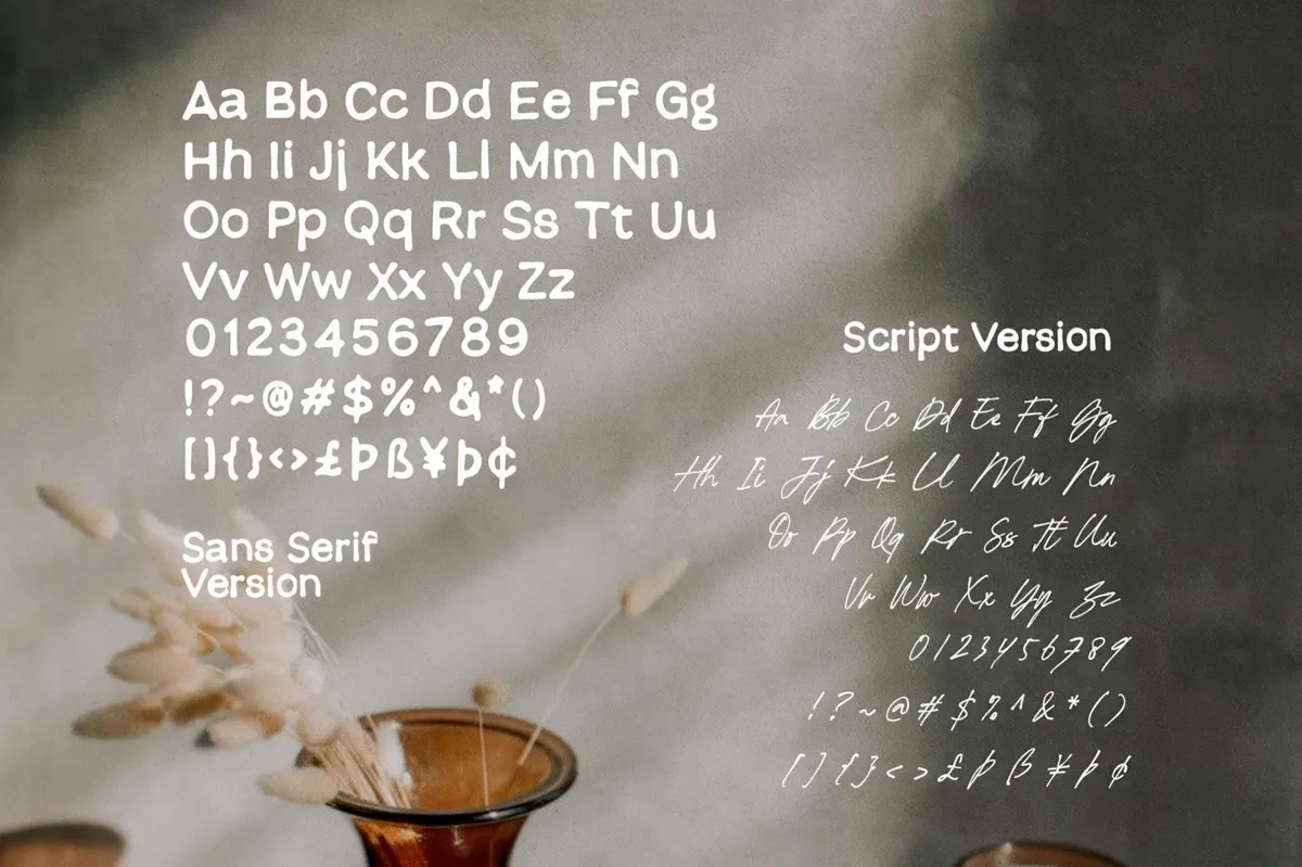 Pure Nature — Organic Font Duo