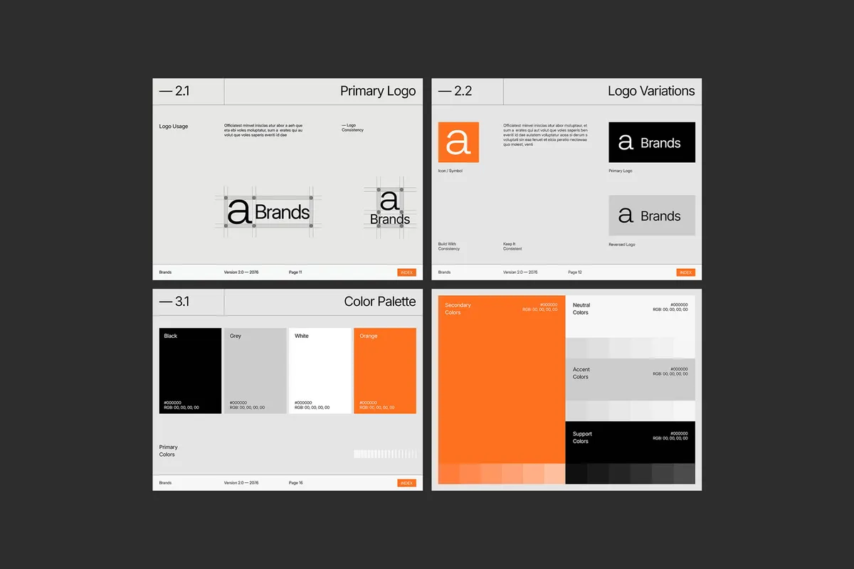 Tech Brand Guidelines Template - Roosh