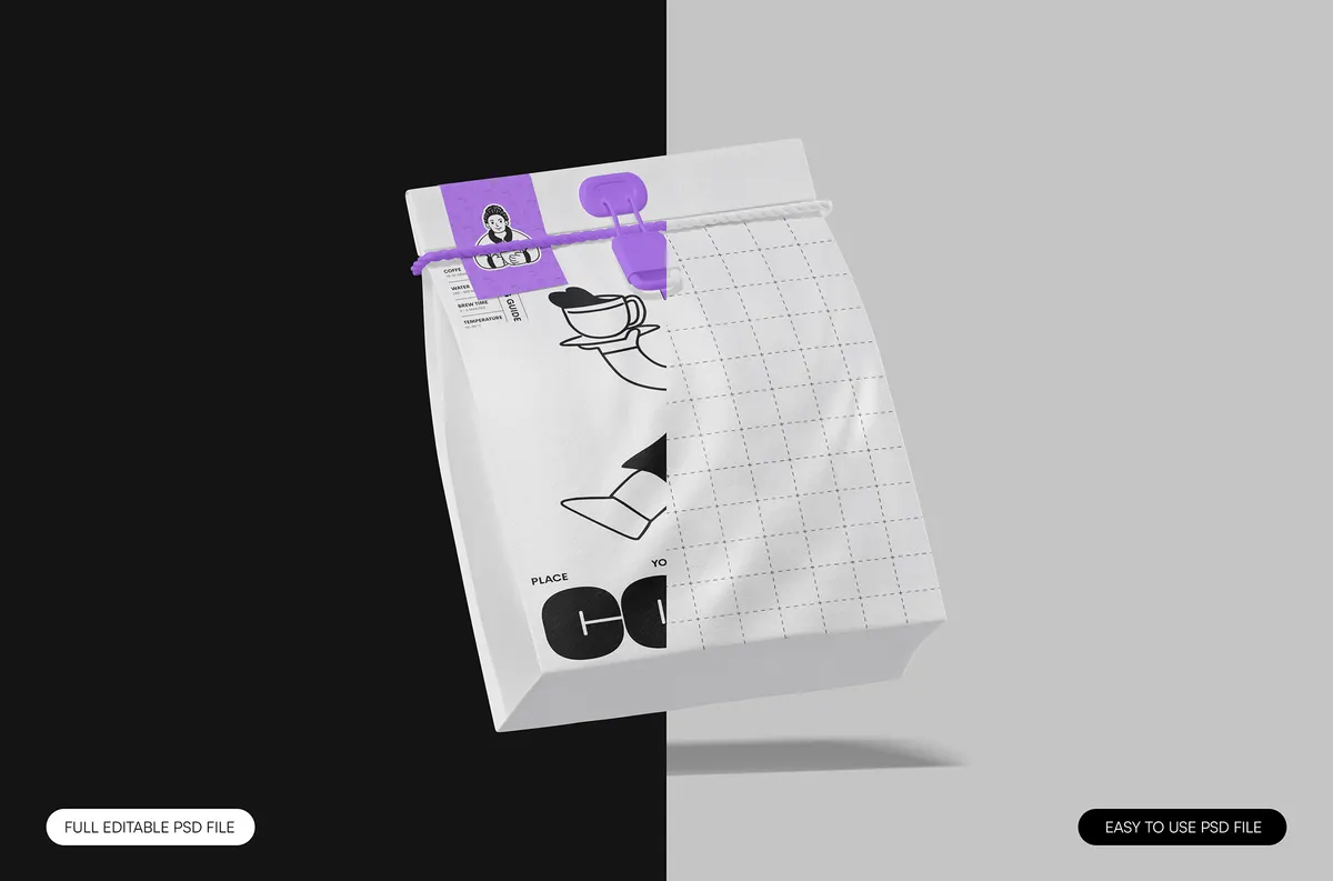 Coffee Bag Mockup
