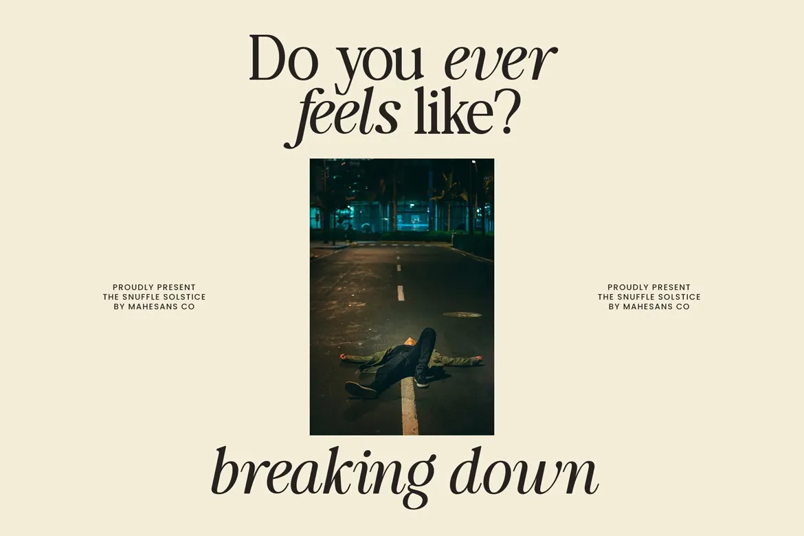 Snuffle Solstice — Elegant Retro Serif Font Duo