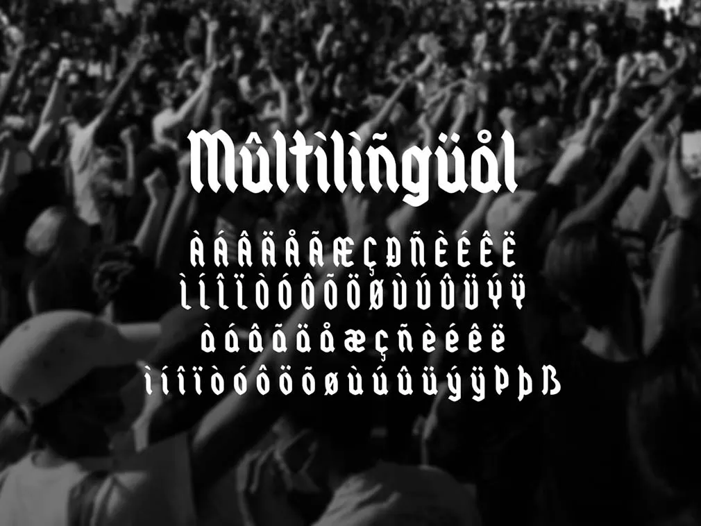 Wolfgang Krauss — Modern Fraktur Type