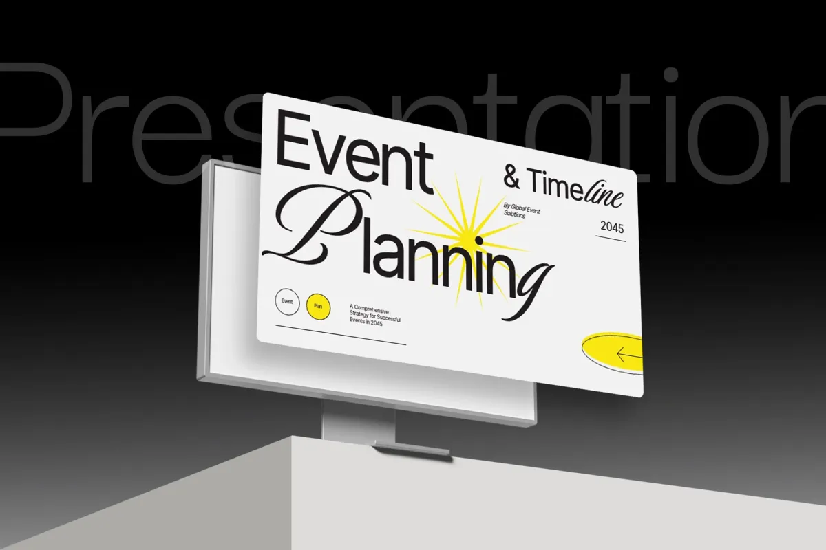 Event Planning & Timeline Powerpoint Template
