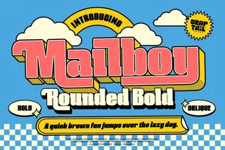 Mailboy — Rounded Bold Font
