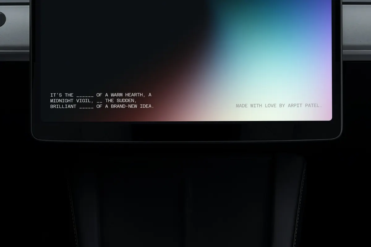 EV Infotainment Display Mockup