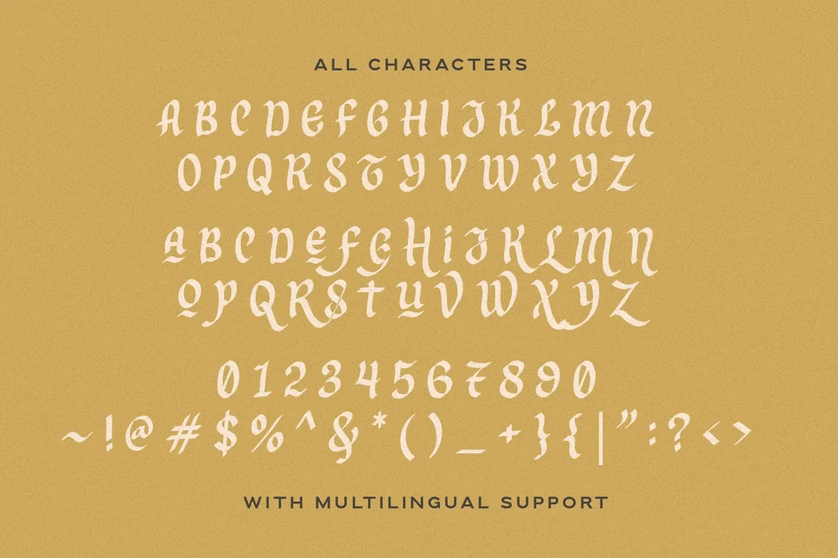 Forestine - Stylish Blackletter