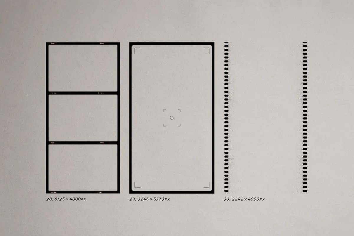 High Quality Film Frames Kit