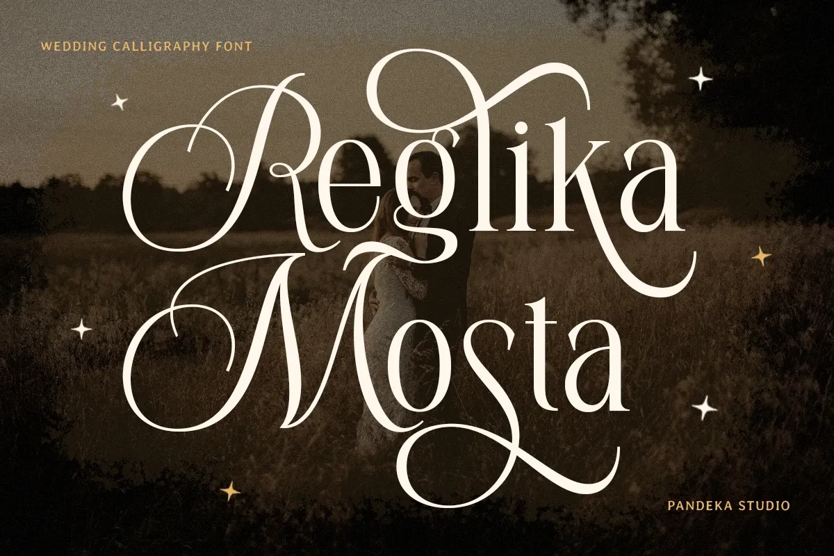 Reglika Mosta - Elegant Script Family Font