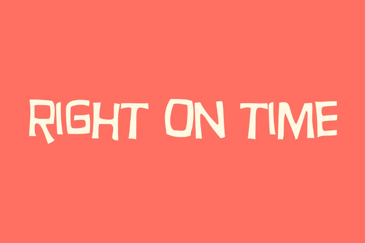 Hurry Up Font