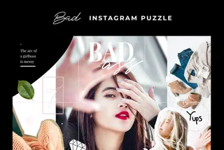 Bad Instagram Puzzle Templates