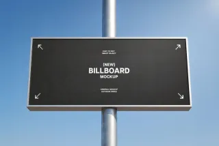 Wide Daylight Billboard Mockup