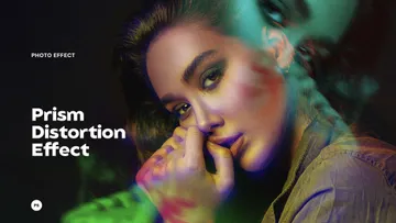 Prism Distortion Photoshop Effect
