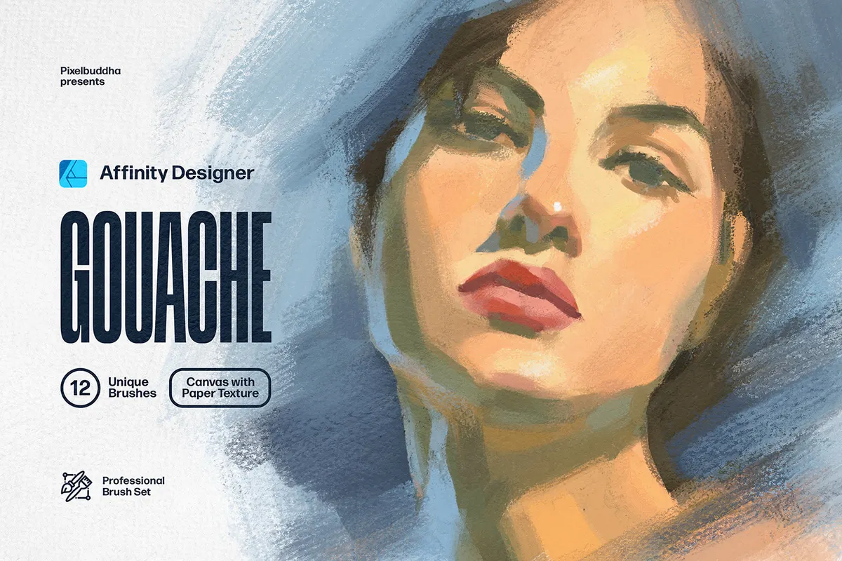 Gouache Collection Affinity Designer Brushes